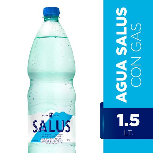Agua SALUS con gas 1.5 L