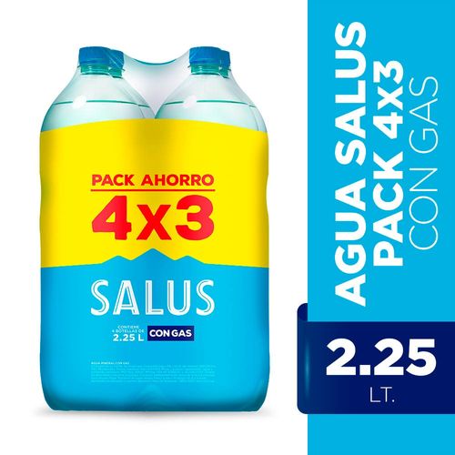 Pack SALUS con gas 2,25 L 4x3