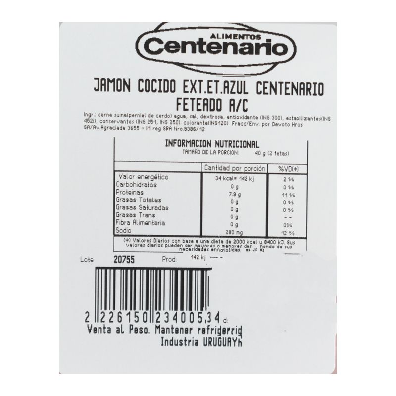 Jamon-cocido-extra-Etiqueta-Azul-CENTENARIO-atmosfera-controlada-x-250-g