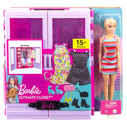 BARBIE - Closet de lujo con muñeca