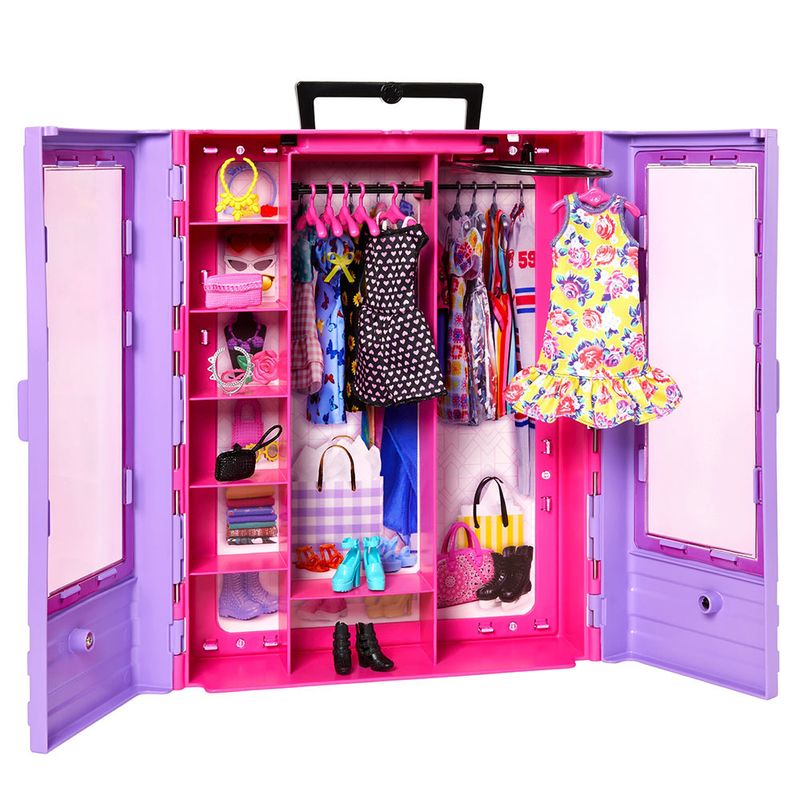 BARBIE---Closet-de-lujo-con-muñeca