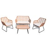 Set-4-piezas-en-Acero-Ratan-con-almohadones