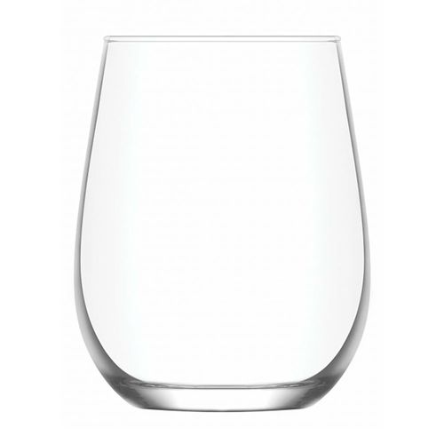 Copa de vino sin pie 475 ml en vidrio