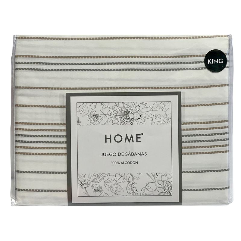 Juego-de-Sabanas-HOME-King-180-hilos-blanco-con-franjas-100--algodon