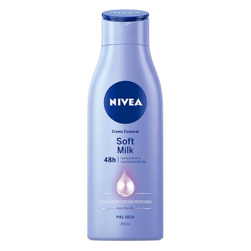 Body Loción NIVEA Soft Milk piel seca 250 ml