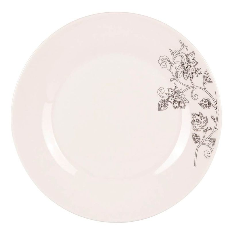 Plato-de-postre-porcelana-19-cm-hojas-grises