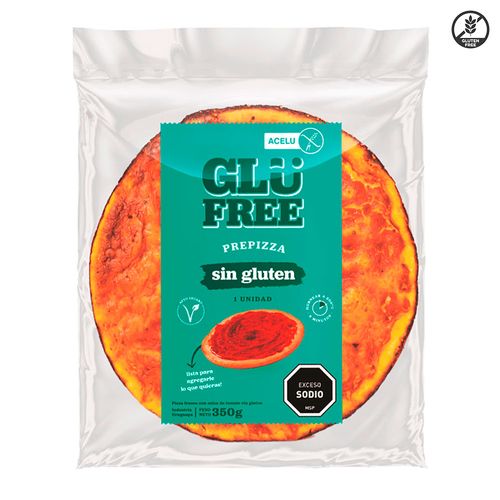 Pizza sin gluten familiar x un.