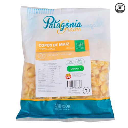 Copos de maíz PATAGONIA sin gluten 100 g