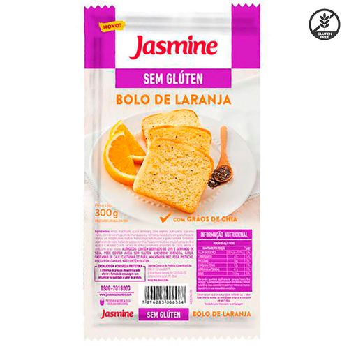 Budín de naranja JASMINE sin gluten 350 g