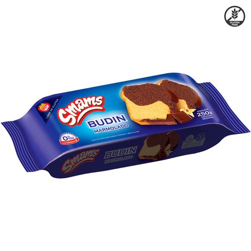 Budín SMAMS marmolado sin gluten 250g