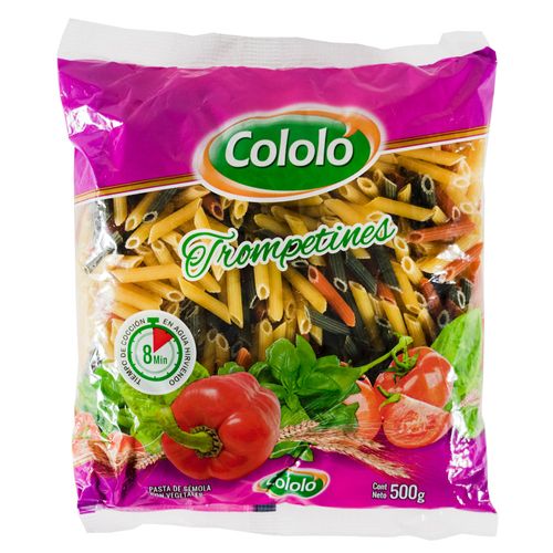 Fideos trompetines con vegetales COLOLÓ 500g