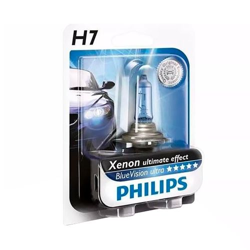 Lámpara PHILIPS Bluevision H7 12V 55W