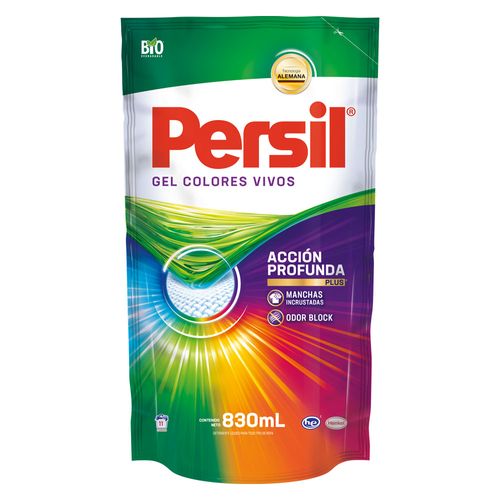 Detergente líquido PERSIL color doy pack 830 ml