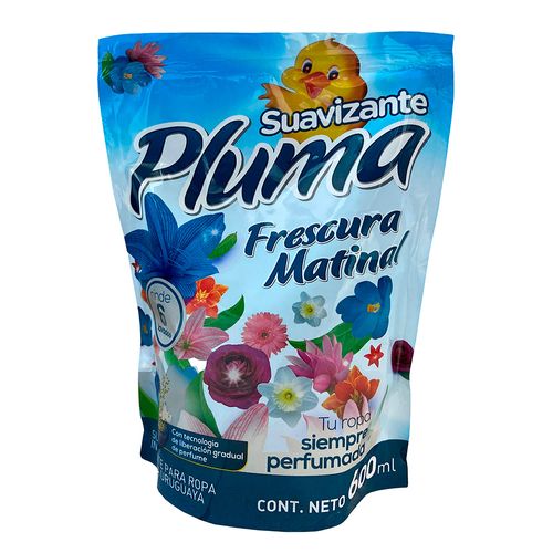 Suavizante PLUMA frescura matinal 600 ml