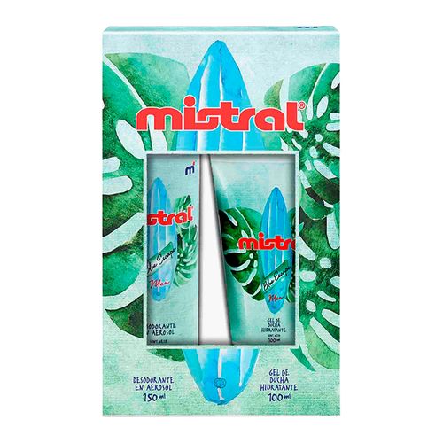 Estuche MISTRAL Blue Escape desodorante 150 ml + gel
