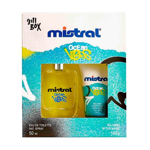 Estuche MISTRAL Ocean Vibes Edt 50 ml + bál. 100 g