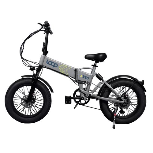 Bicicleta eléctrica LOOP X350 gris mate