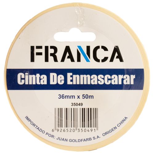 Cinta FRANCA de enmascarar 36 mm x 50 m