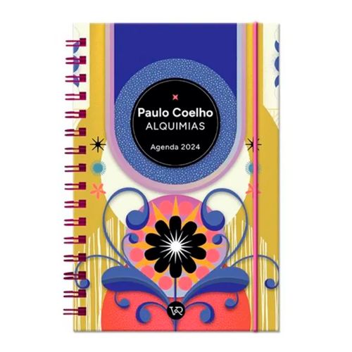 Agenda Paulo Cohelo 2024 Alquimia Círculos Diaria