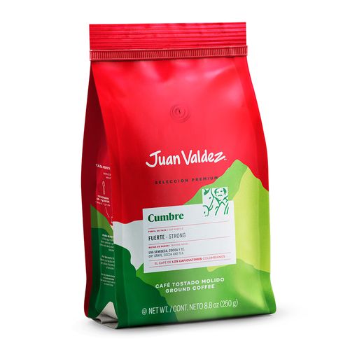 Café molido JUAN VALDEZ cumbre fuerte 250 g