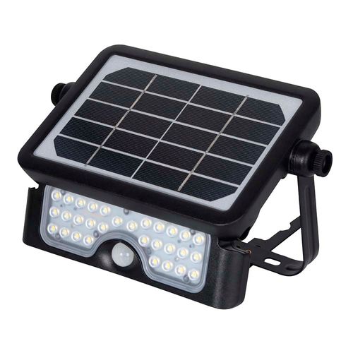 Foco VIVION solar led Leadpad 5 w frio negro