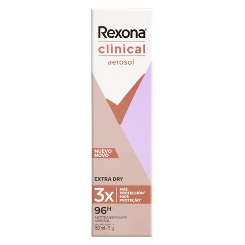 Desodorante REXONA Clinical Extra dry 150 ml