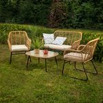 Set-4-piezas-en-Acero-Ratan-con-almohadones