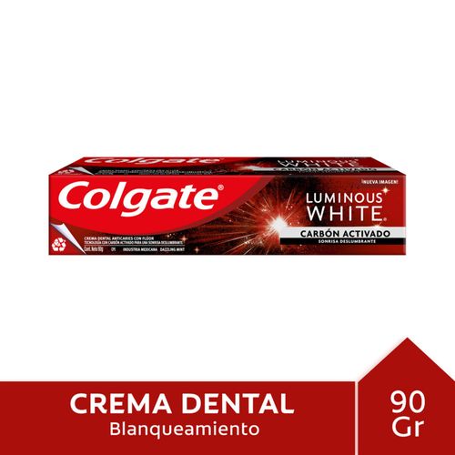 Crema dental COLGATE Luminous white charcol pm. 90g
