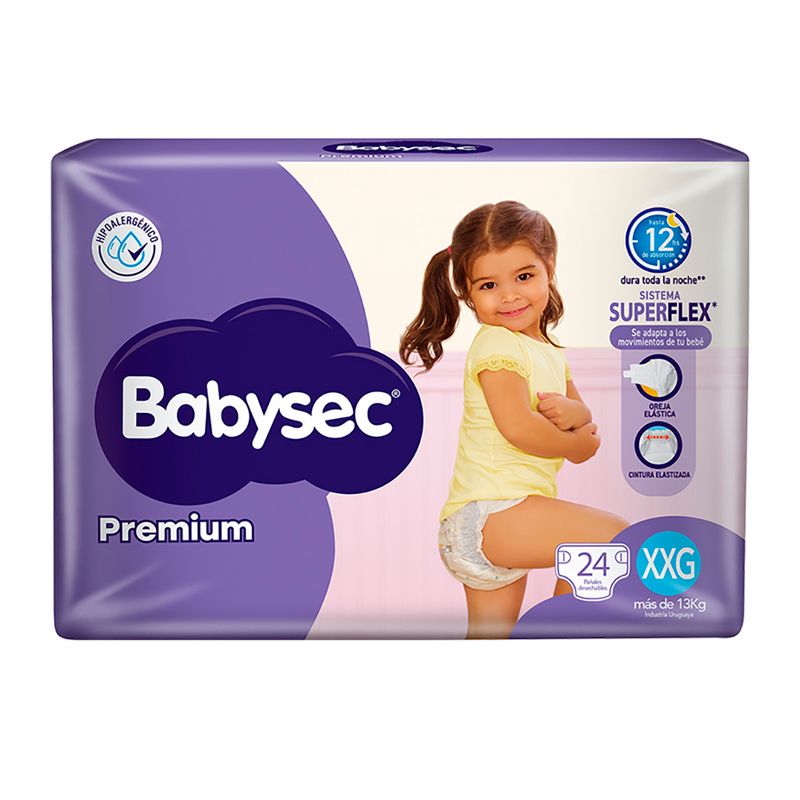 Pañal-Babysec-premium-XXG-24-un.