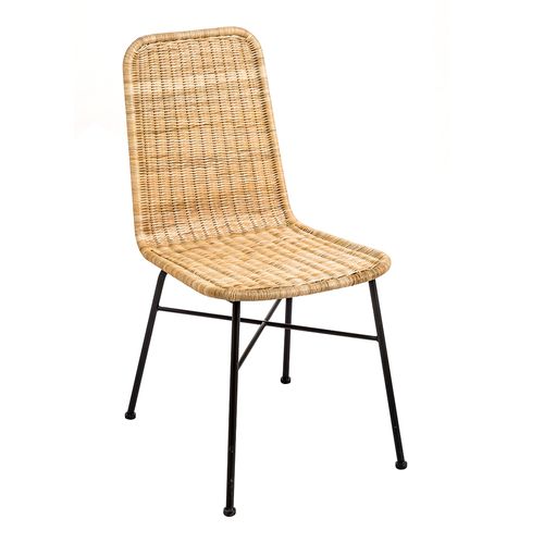 Silla sogo natural negro 56.5x52.5x86cm