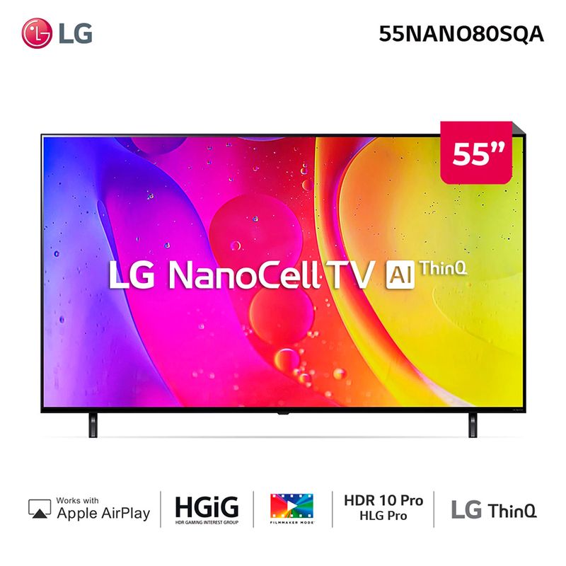 Smart-TV-NanoCell-55-LG-Mod.-55Nano80Sqa