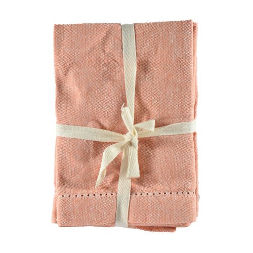 Set x 4 servilletas 40x40 cm naranja chambry