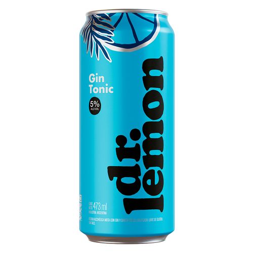 Gin tonic DR. LEMON 473 ml