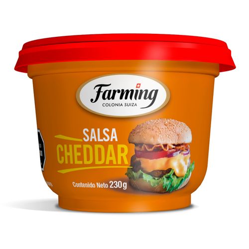 Salsa cheddar FARMING 230 g