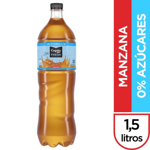 Jugo CEPITA Fresh Manzana sin azucar 1,5 L