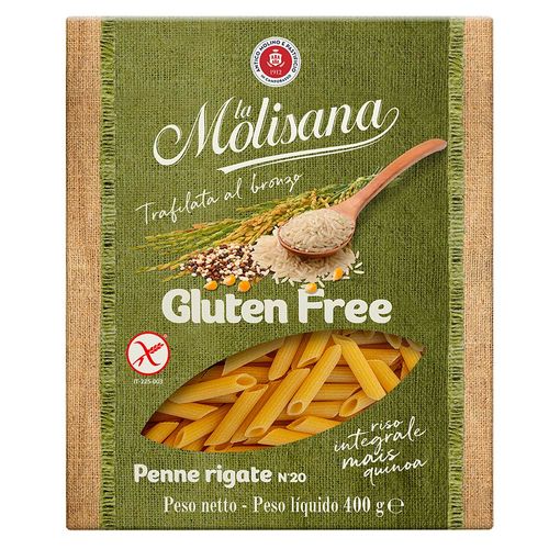 Fideos penne rigate LA MOLISANA sin gluten 400 g