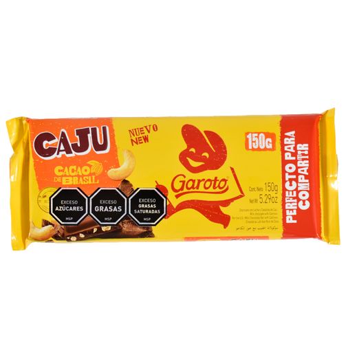 Chocolate GAROTO castañas 150 g