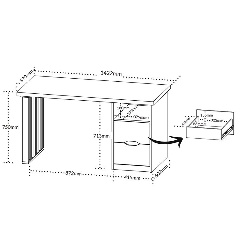 Escritorio-Florence-Blanco-Olmo-142x67x75-cm