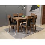 Juego-de-comedor-Medelin-6-sillas-Rustico-Negro