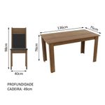 Juego-de-comedor-Medelin-6-sillas-Rustico-Negro