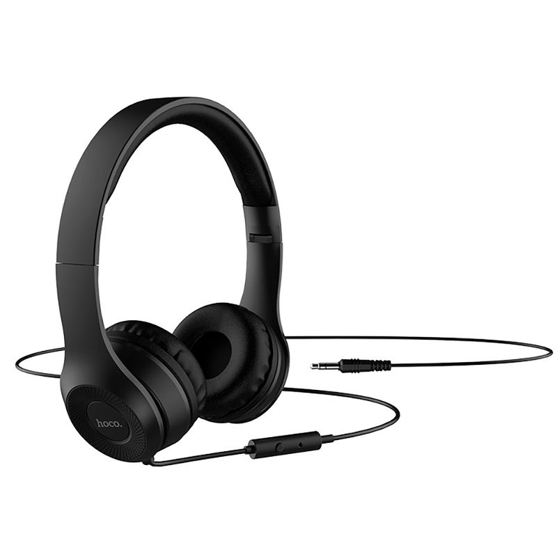 Auriculares-HOCO-W21-Graceful-con-microfono-Vincha-Black