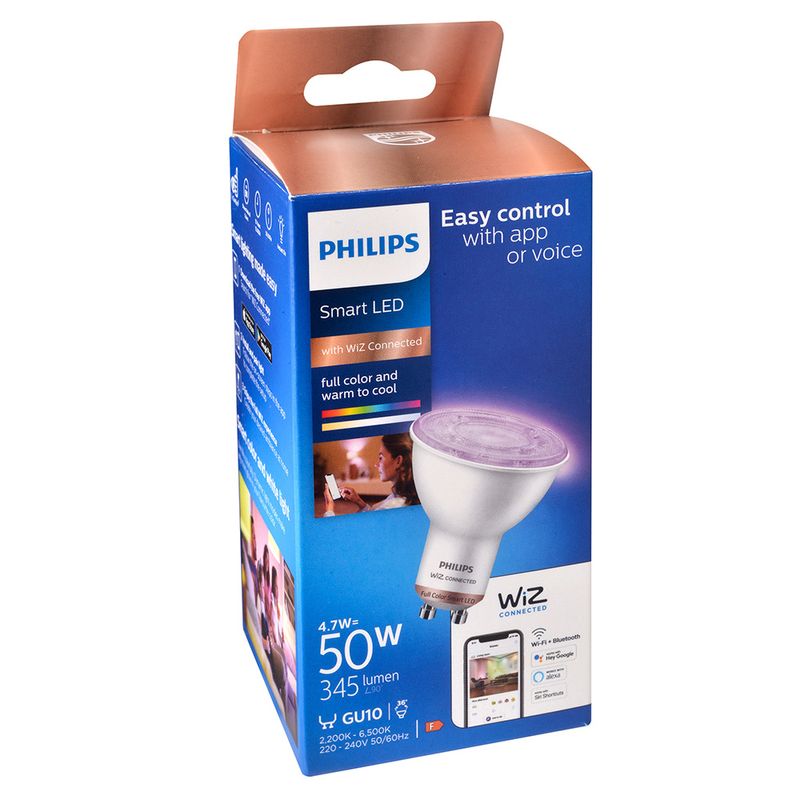 Lampara-smart-PHILIPS-Mod.Wiz-Gu-10