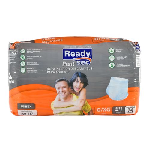 Pañal adulto READYSEC G/XG 14 un.