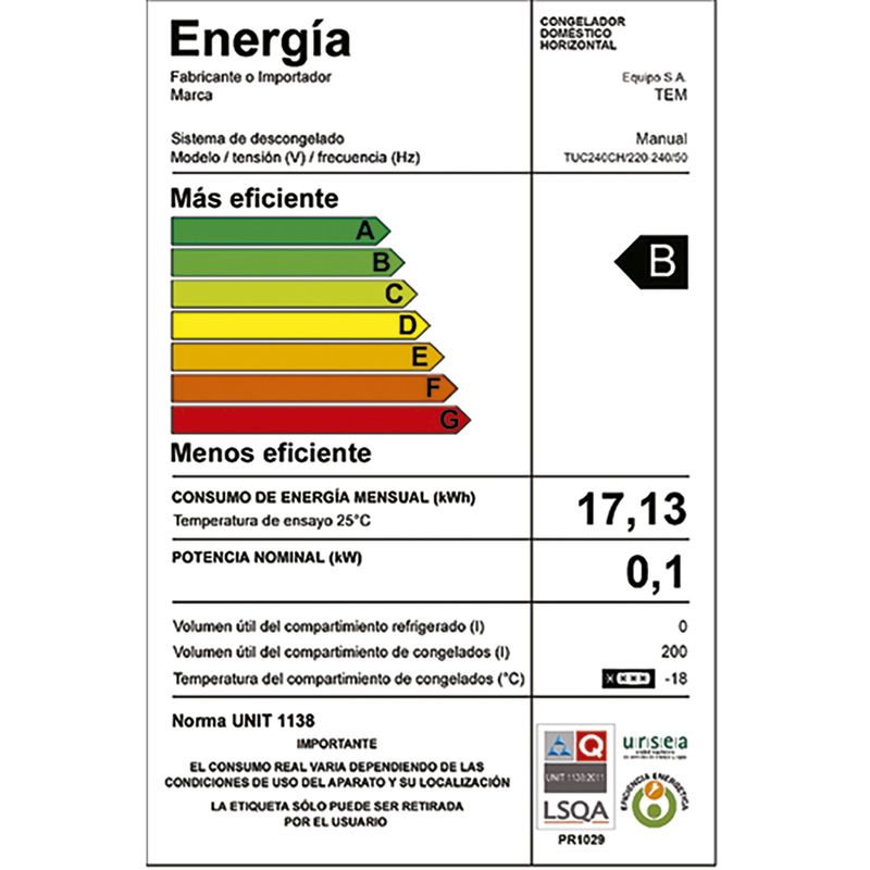 Freezer-Horizontal-TEM-Mod.Tuc240Ch-Dual-Fh-200-L