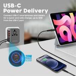 Cargador-de-pared-PROMATE-Tripmate-36w-universal-USB-C-USB-QC-30