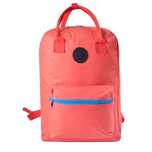 Mochila rectangular con bolsillo al frente 28x12x4 cm