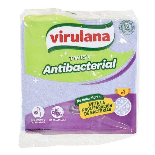 Paño VIRULANA Twist antibacterial x1