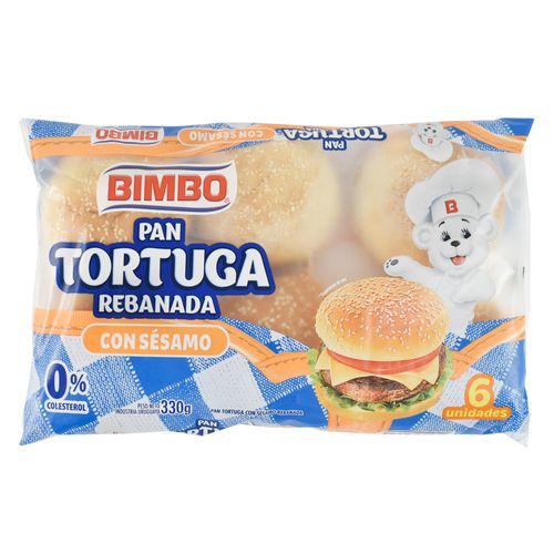 Pan tortuga BIMBO con sésamo x 6 330 g