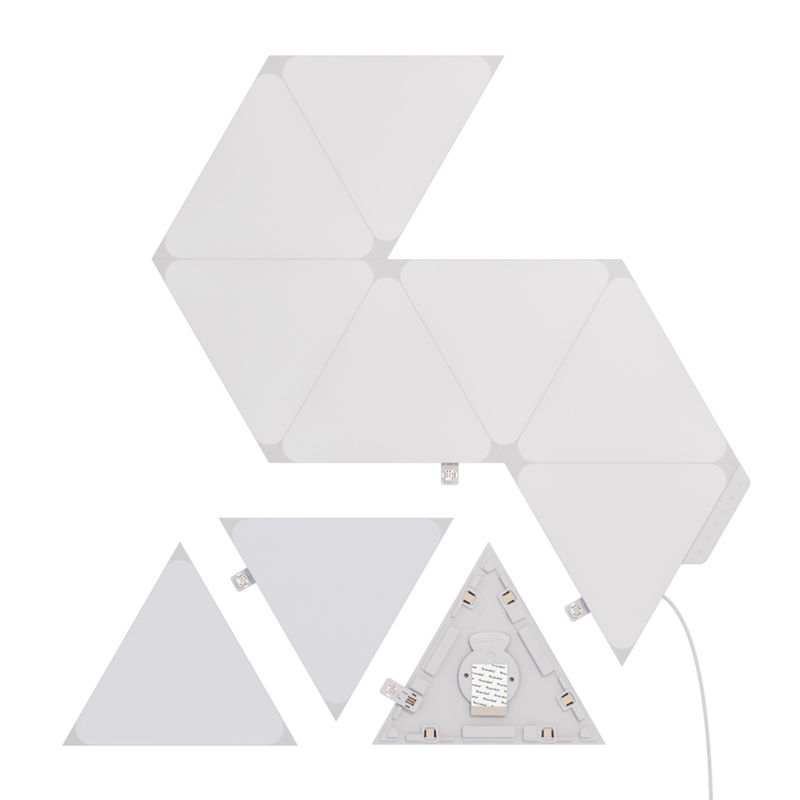 Kit-7-Luces-LED-Smart-triangular-NANOLEAF-Nl47-7017Tw-7Pk