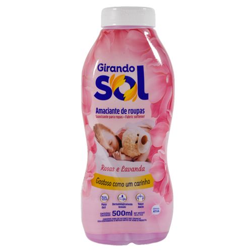 Suavizante de ropa GIRANDO SOL Rosas y Lavanda 500 ml